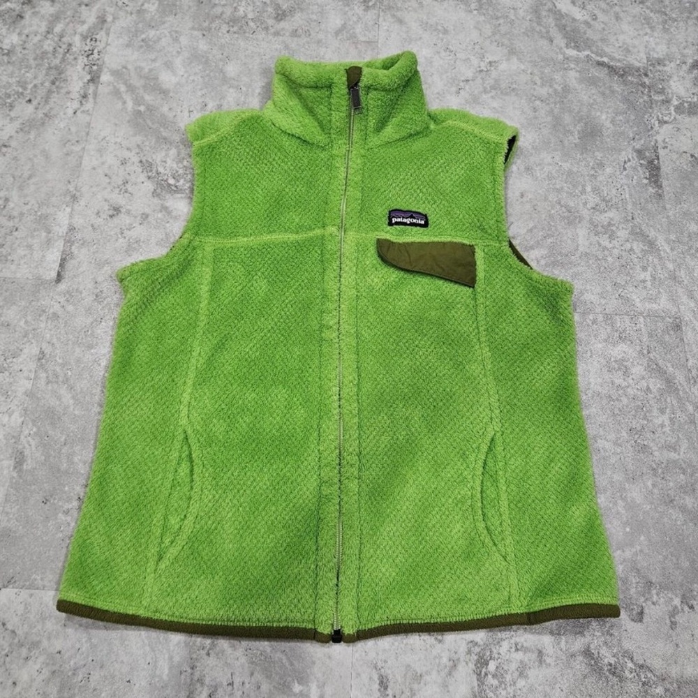 Patagonia Vibrant Green Fleece Vest